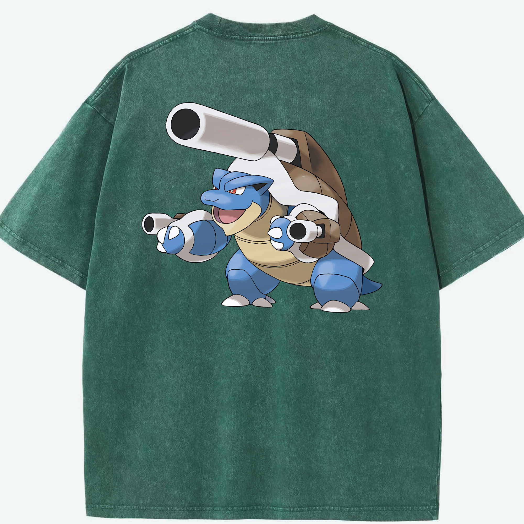 （画像用） ポケットモンスター Pokémon 綿100% ヴィンテージ風 半袖Tシャツ（背面プリント）